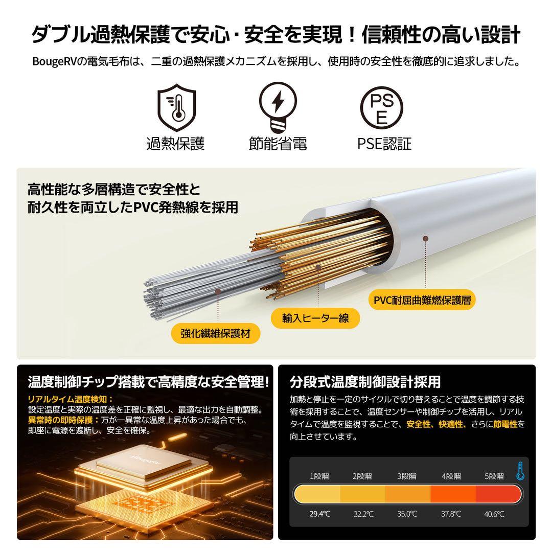 BougeRV 電気毛布