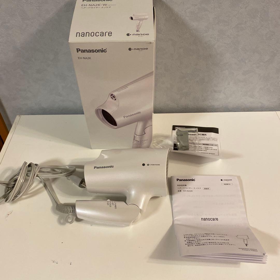 美品　Panasonic EH-NA2K-W ヘアドライヤー　2024年製