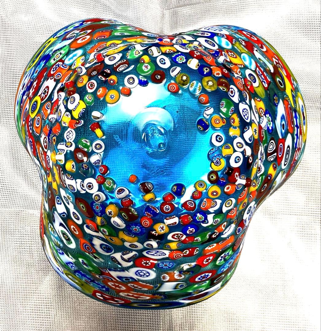 値下げ　イタリア MURANO ムラーノ ベネチアングラス コンポート