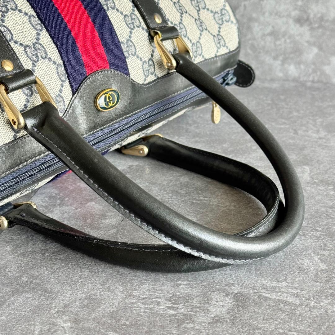 ⭐️GUCCI⭐️グッチ シェリーライン ミニボストン ネイビー
