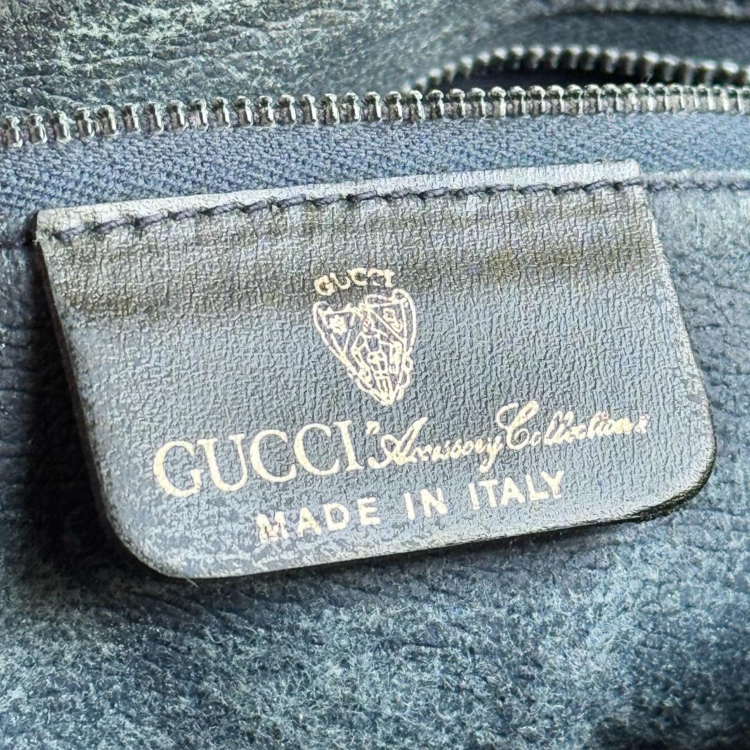 ⭐️GUCCI⭐️グッチ シェリーライン ミニボストン ネイビー