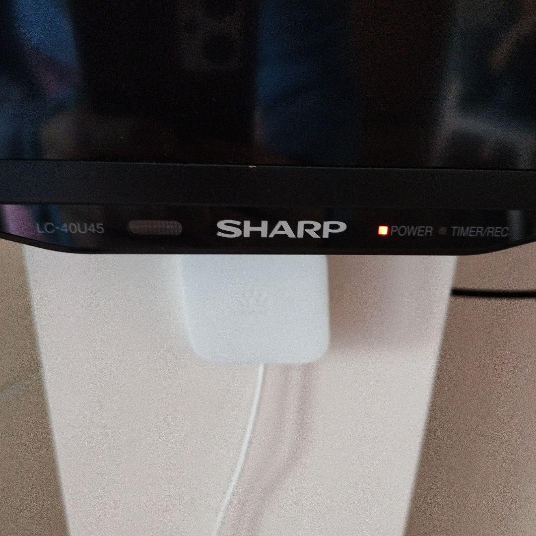SHARP LC-40U45 40インチテレビ+テレビ台（白）