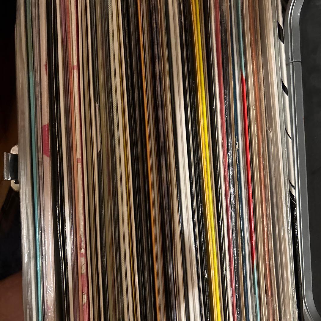 【レコードケース込み】 レコード　まとめ売り　ハウス　テクノ　DJ ジャンク