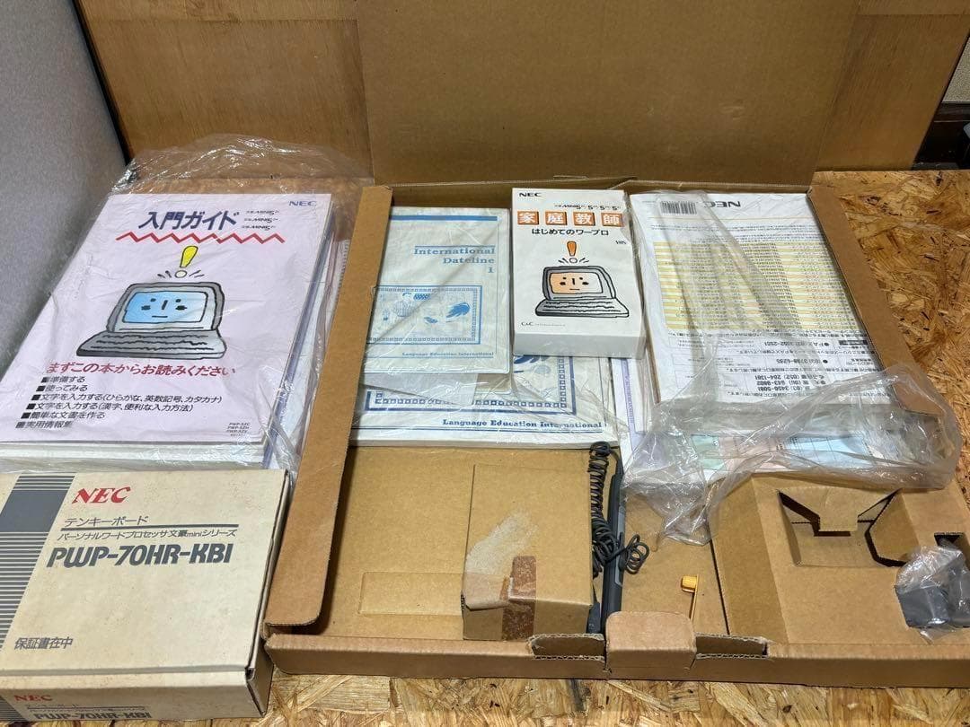 カラー ワープロ 文豪mini5 PWP-5ZC 箱 説明書 テンキー ペン付き