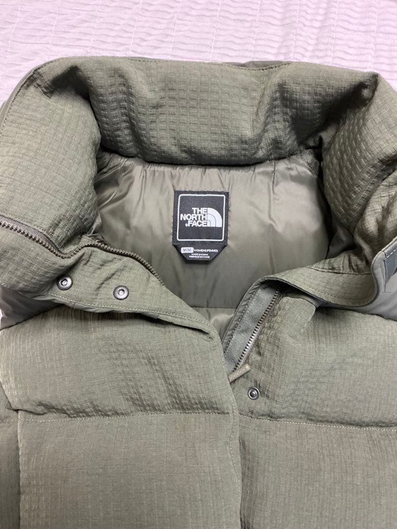 最終値下） THE NORTH FACE フード付ダウンベスト オリーブグリーン