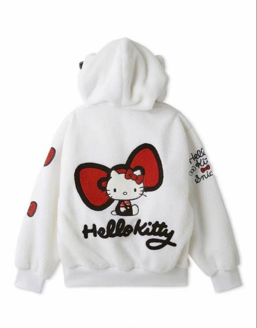 i*n様 スナイデル♡ハローキティ プレミアムパーカー　ホワイト