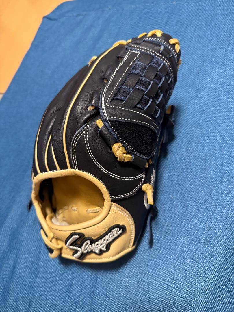 スラッガー軟式オーダーグローブ 湯もみ型付け済み