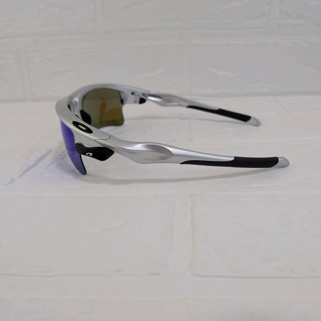 美品✨️　OAKLEY　サングラス　FAST JACKET シルバー　交換レンズ