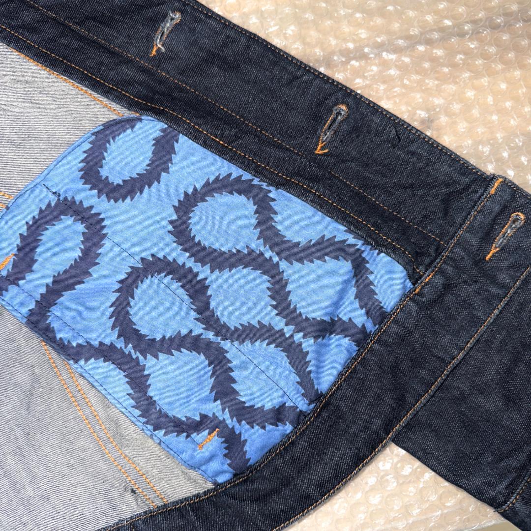 【スクイグル柄☆オーブ刺繍】ヴィヴィアンウエストウッド デニムジャケット