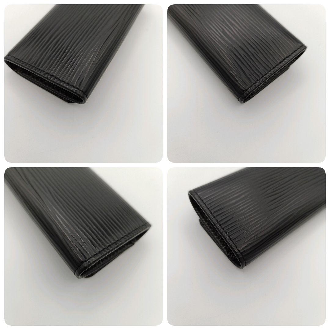 ルイヴィトン エピ ミュルティクレ4 ノワール ブラック　4連キーケース