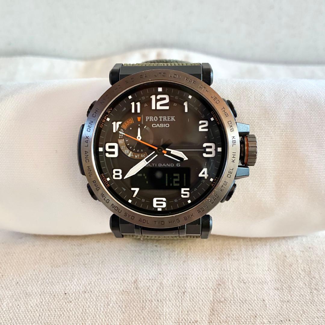 PRO TREK PRW-6600YB ソーラー腕時計　CASIO 稼働確認済