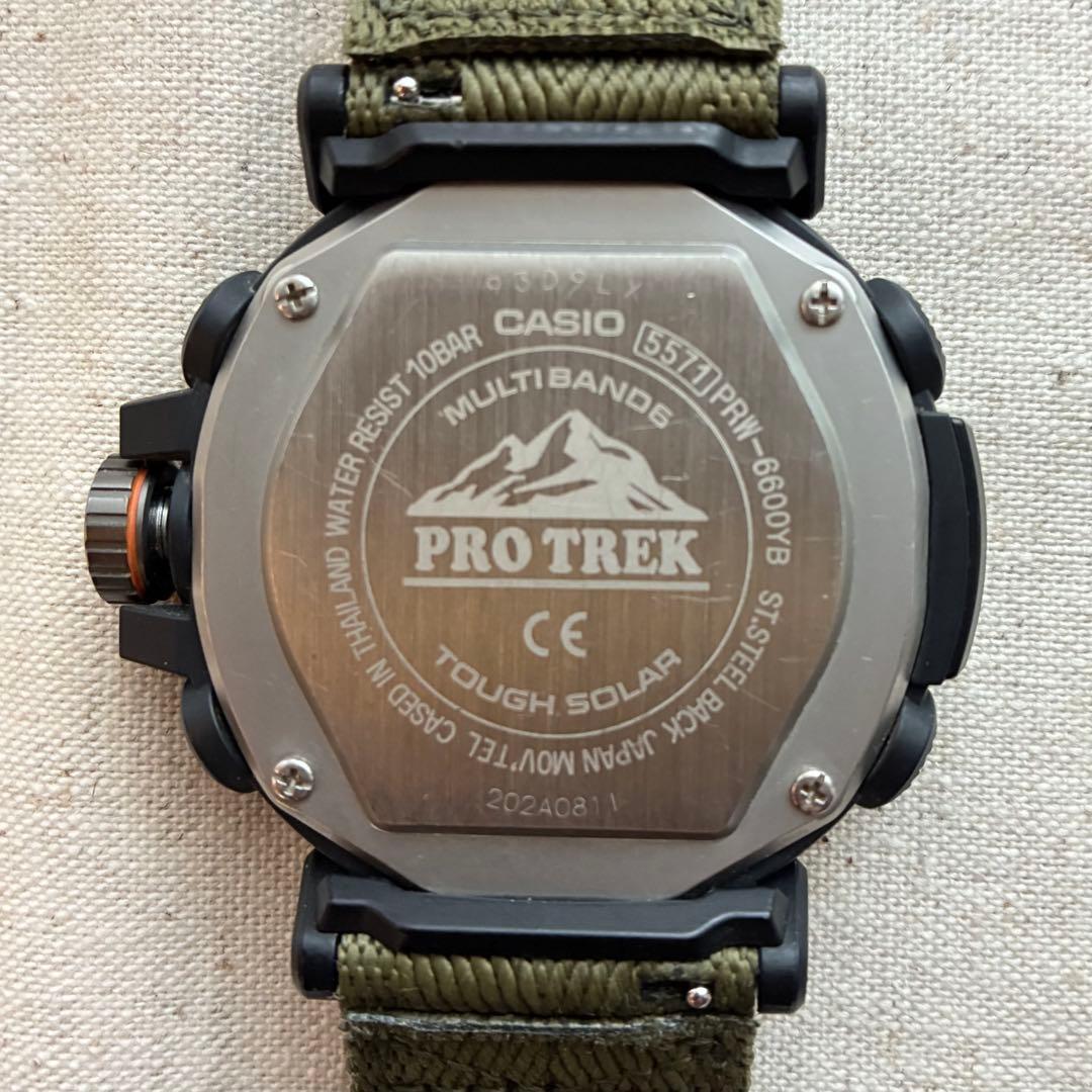 PRO TREK PRW-6600YB ソーラー腕時計　CASIO 稼働確認済