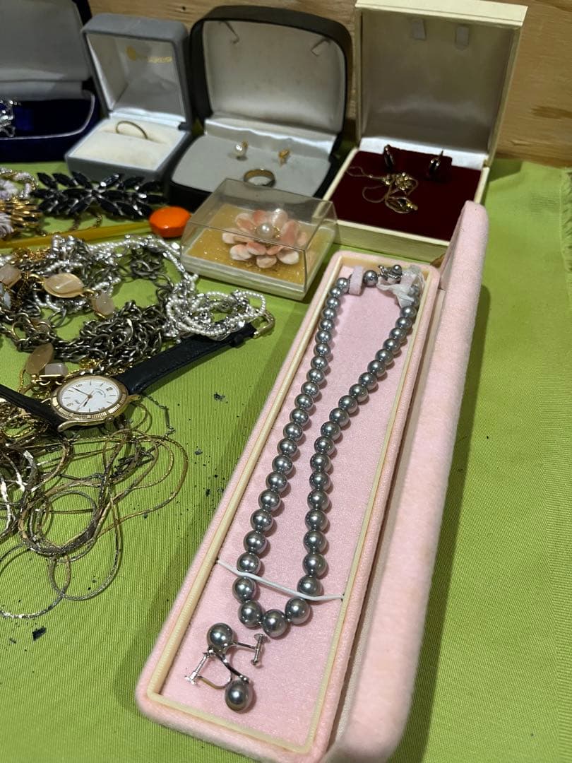 ミ*ン様 アクセサリーまとめ売り　遺品整理品　パール　ネックレスリング等　sil