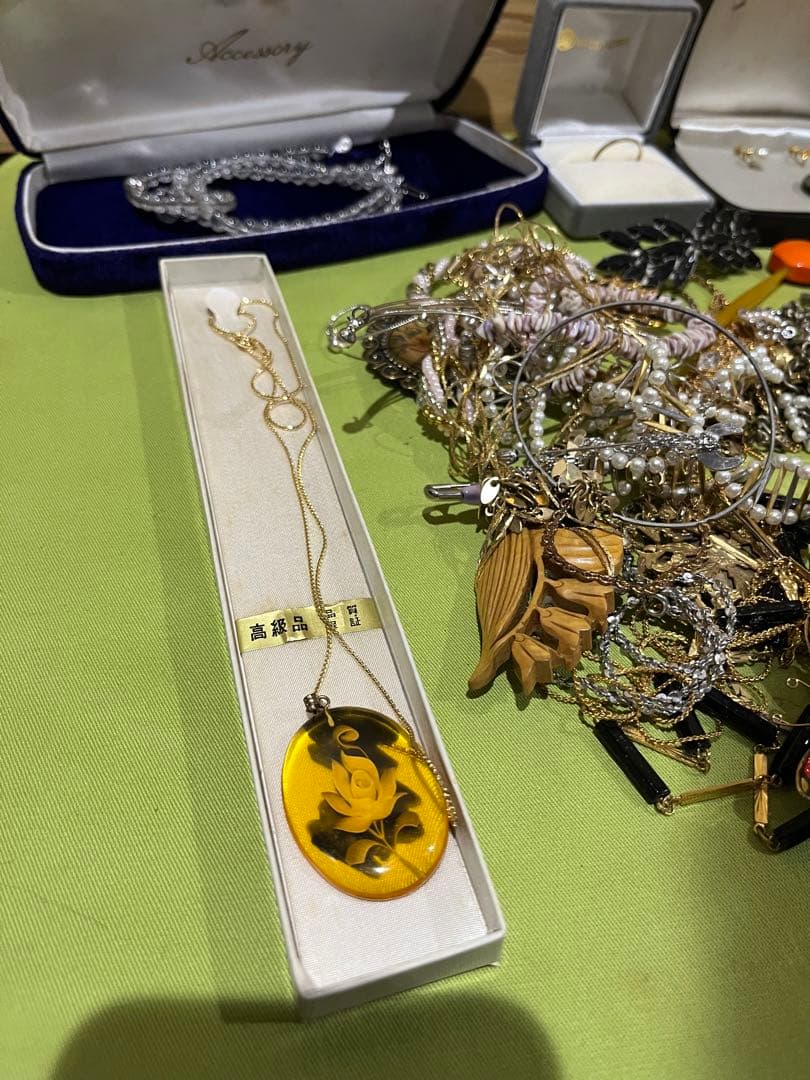 ミ*ン様 アクセサリーまとめ売り　遺品整理品　パール　ネックレスリング等　sil