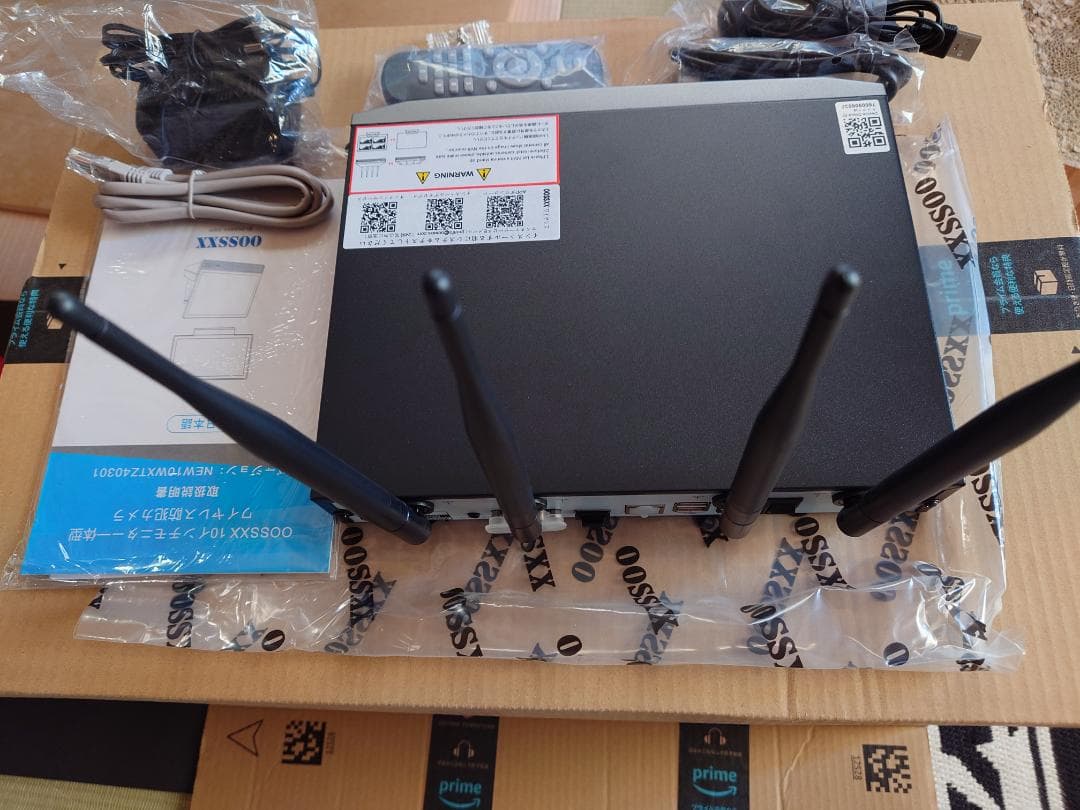 OOSSXX 10インチモニター一体型ワイヤレス防犯カメラ