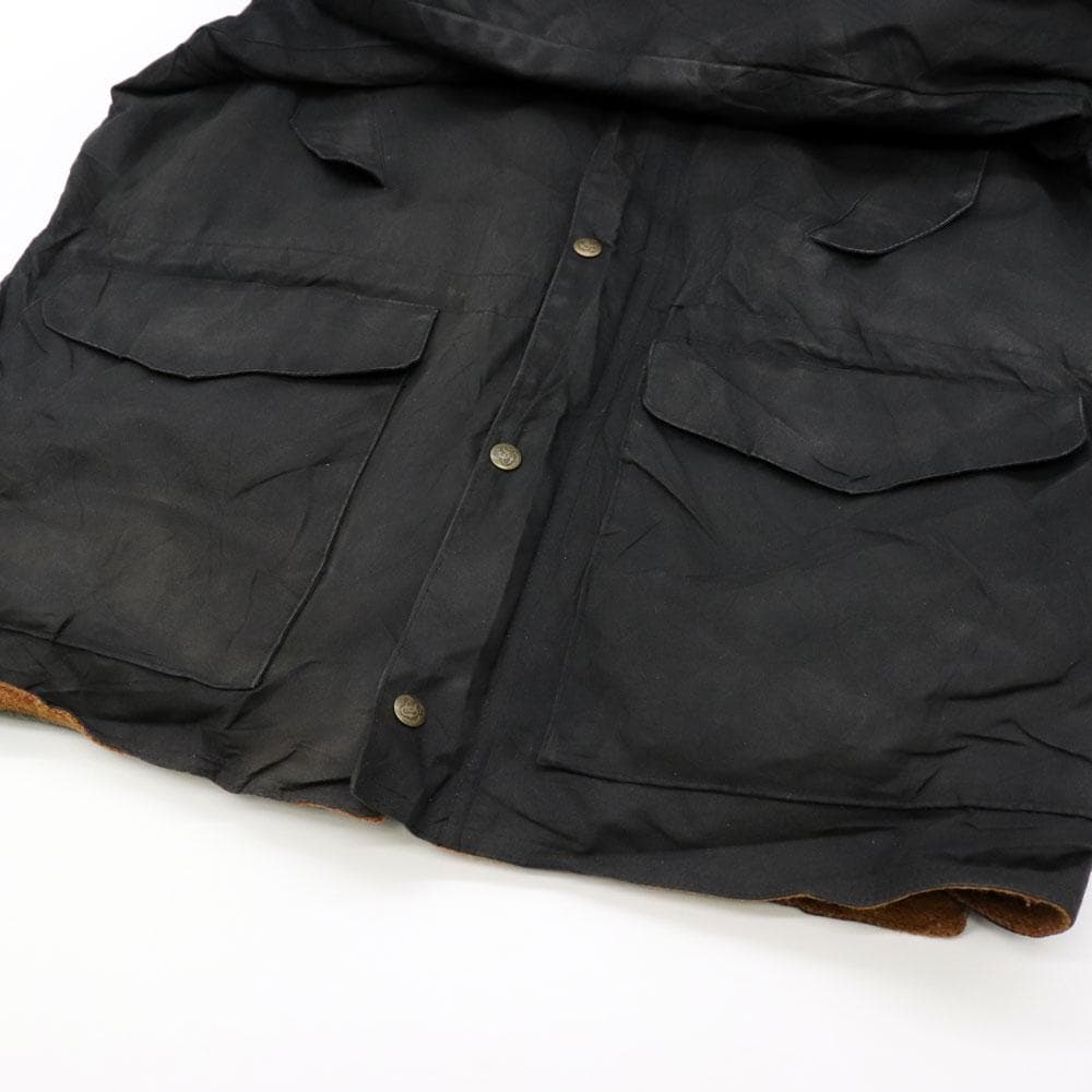 USA製 Schaefer 本革切替 オイルドコットン ウエスタンコート