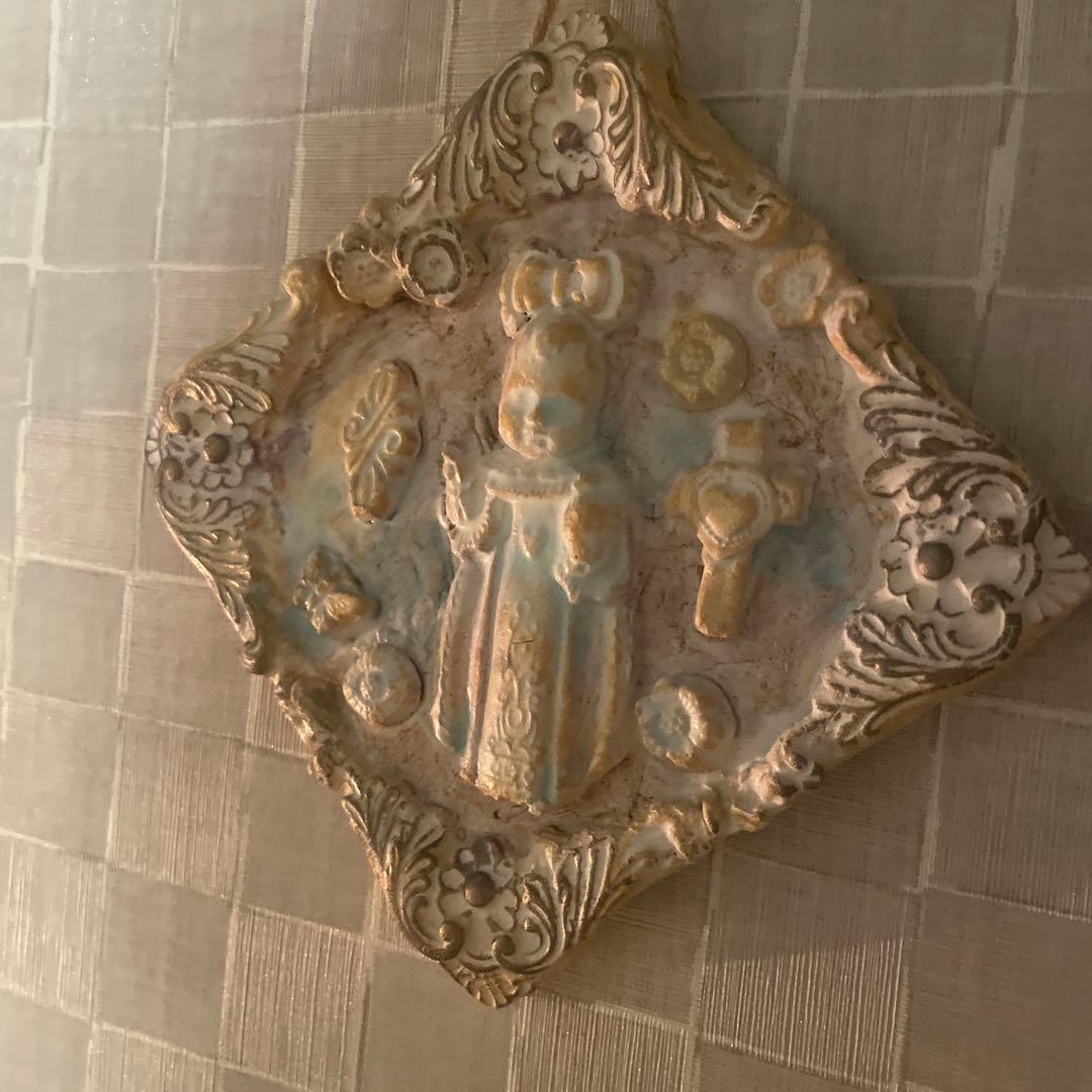 鷹塀三奈　陶板　壁掛け　イエス　幼子