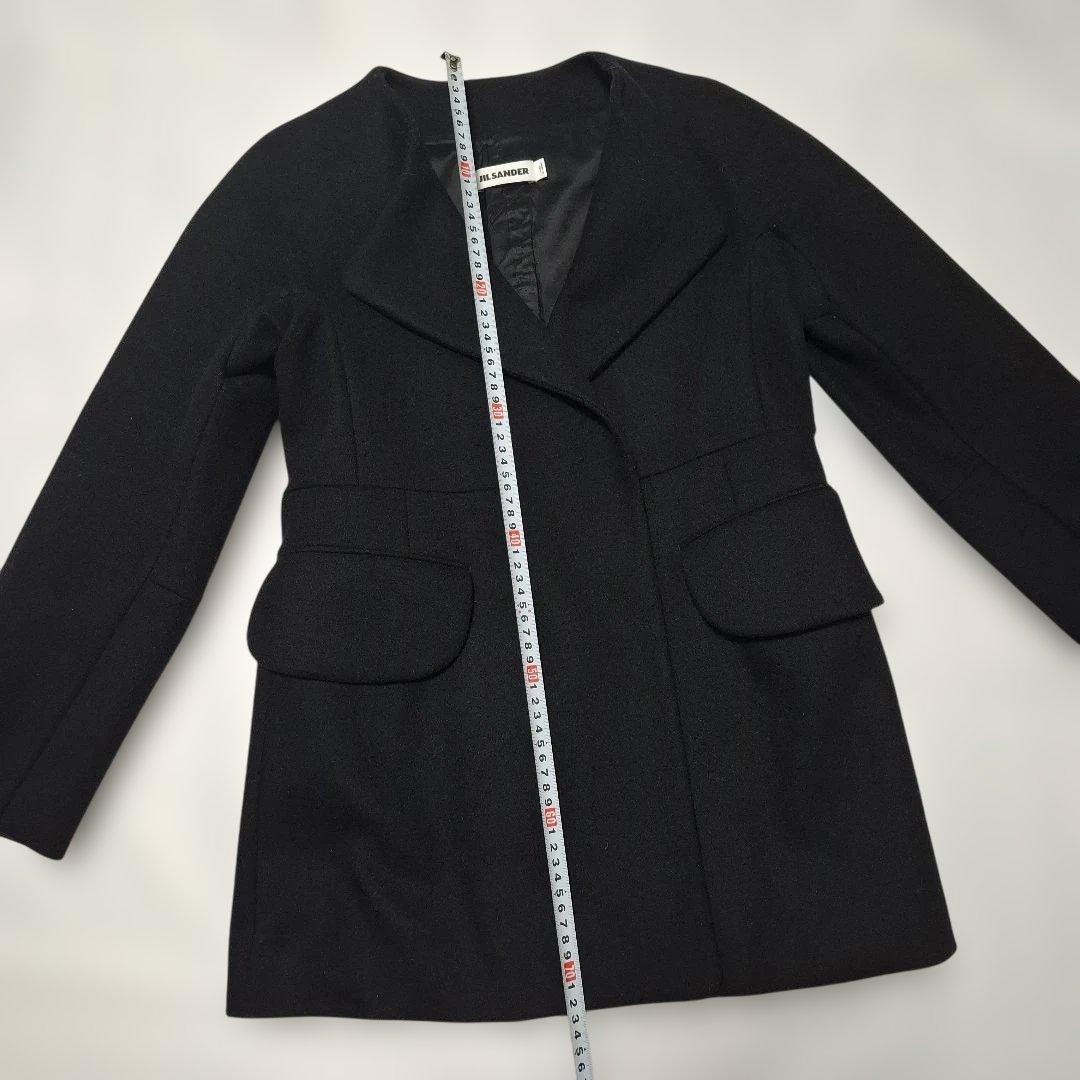 【JIL SANDER 】サイズ36　レディース　　ブラック テーラードコート