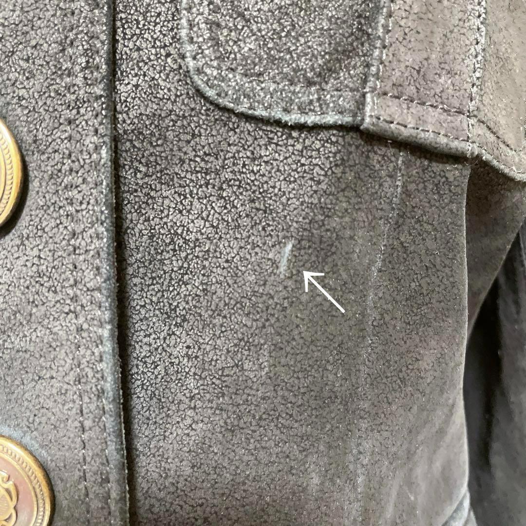 【Otto】オットー レザージャケット 豚革 本革 スタンドネック 黒 ボタン