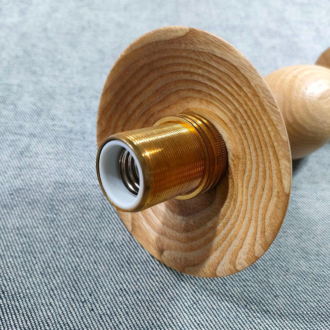 ★美品★オルネドフォイユ 木製ペンダントライト 1個（白コード）