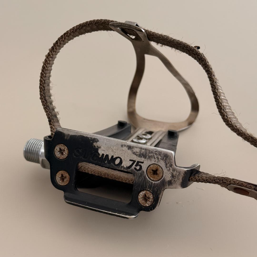 h*c様 SUGINO 75 トゥクリップペダル