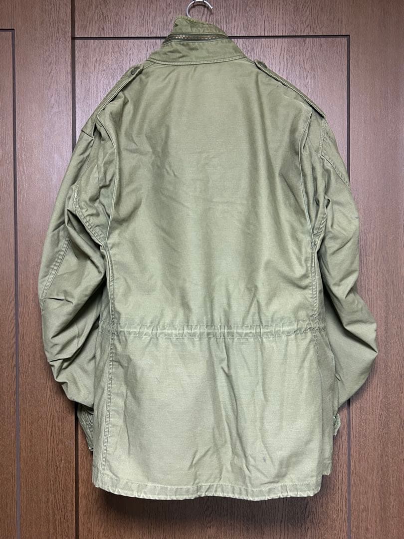 【珍品】アメリカ軍 M65フィールドジャケット 移行期 グレーライナー M-R