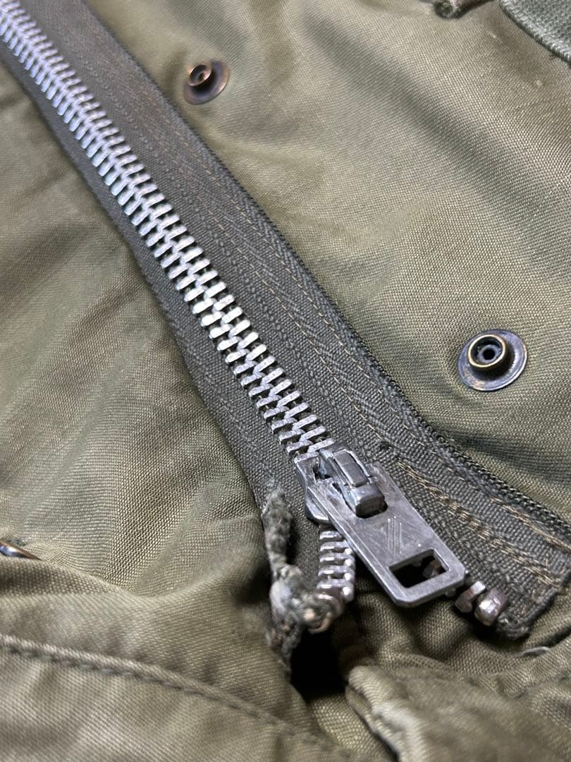 【珍品】アメリカ軍 M65フィールドジャケット 移行期 グレーライナー M-R