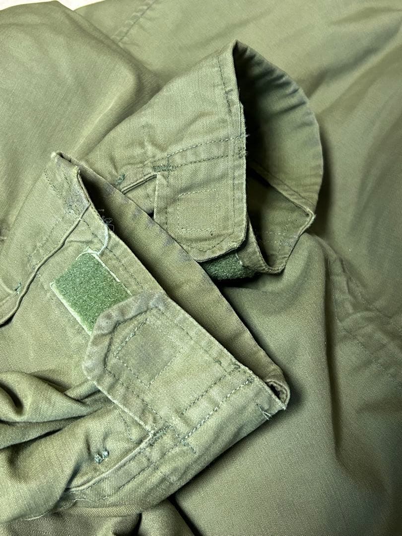 【珍品】アメリカ軍 M65フィールドジャケット 移行期 グレーライナー M-R