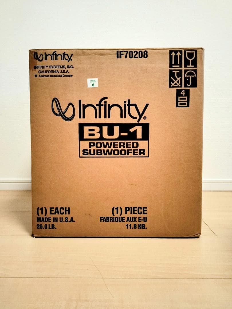 インフィニティー　パワードサブウーファー BU-1