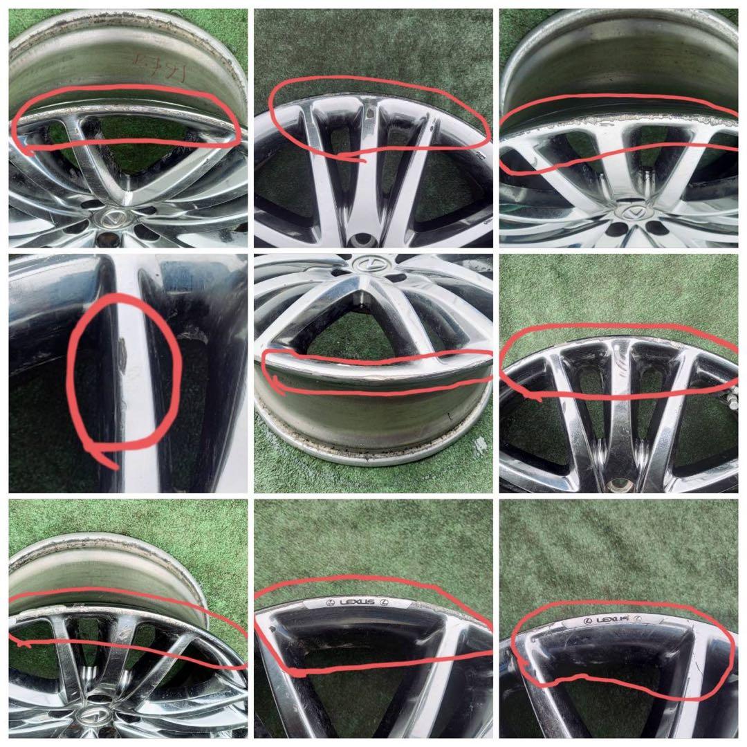 レクサス LEXUS 純正アルミホイール LS460 LS600hなど４本セット