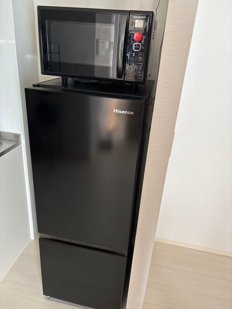 2024製Hisense（ハイセンス）冷蔵庫 162L 10月迄の保証書付き