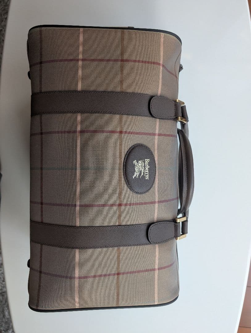 セキヤ様【未使用・タグ付】バーバリー ボストンバッグ 三陽商会 シャドーチェック