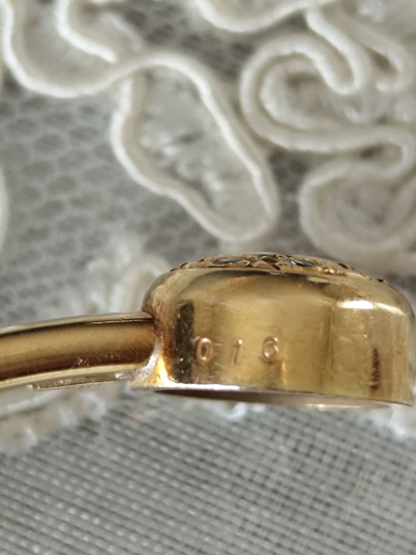 18金ダイヤモンドバングル