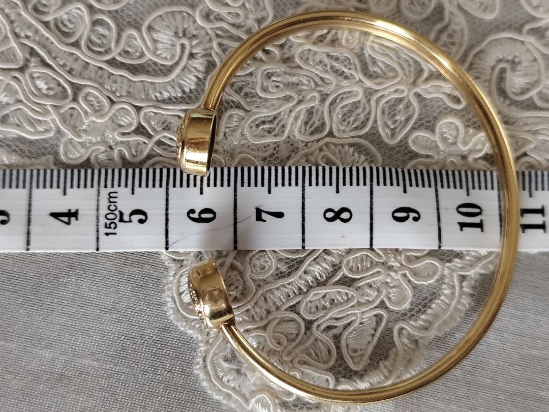 18金ダイヤモンドバングル