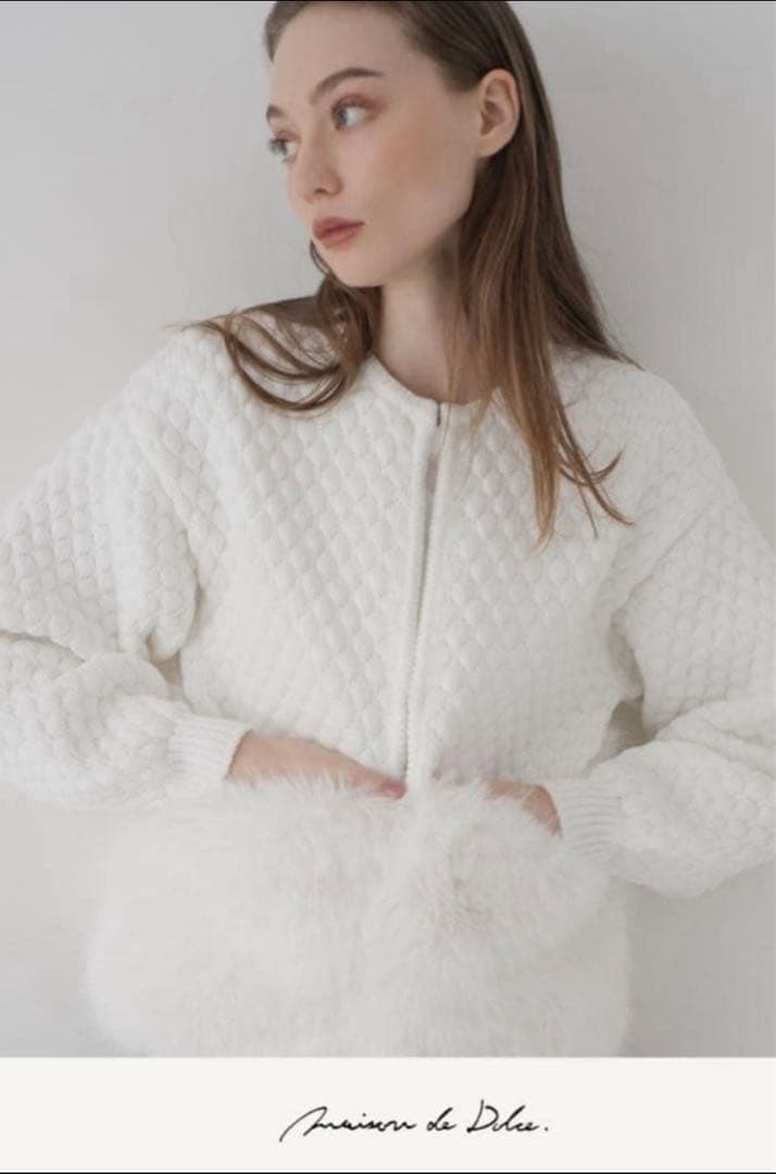 AA maison de Dolce. メゾンドドルチェ ファーリーニット