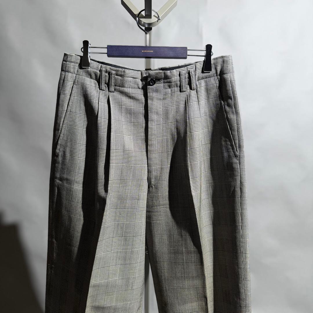 もろこし様コムデギャルソンオム 70~80s TUCK TROUSERS L