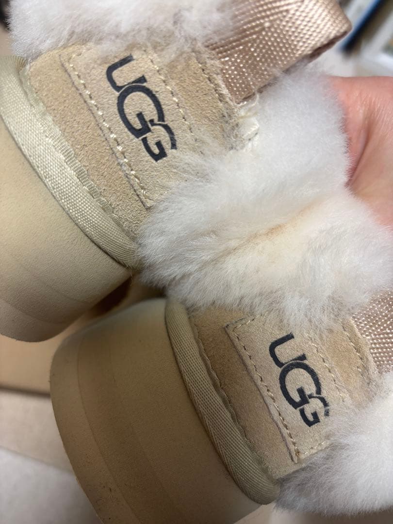 UGG 厚底23.5cm MUSTARD_SEED ムートンブーツ