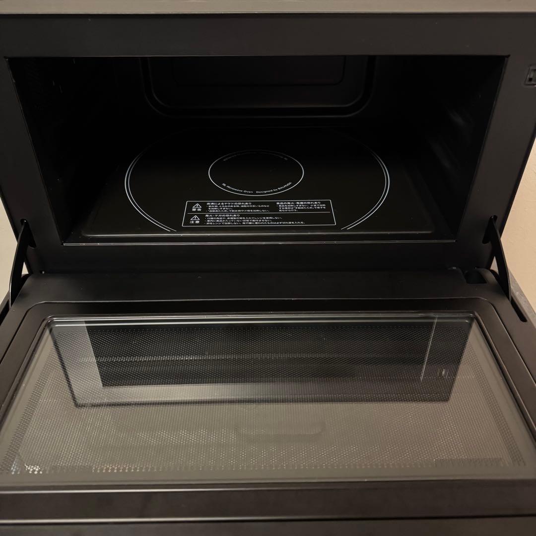 【美品】BALMUDAオーブンレンジ K04A-BK 2022年製