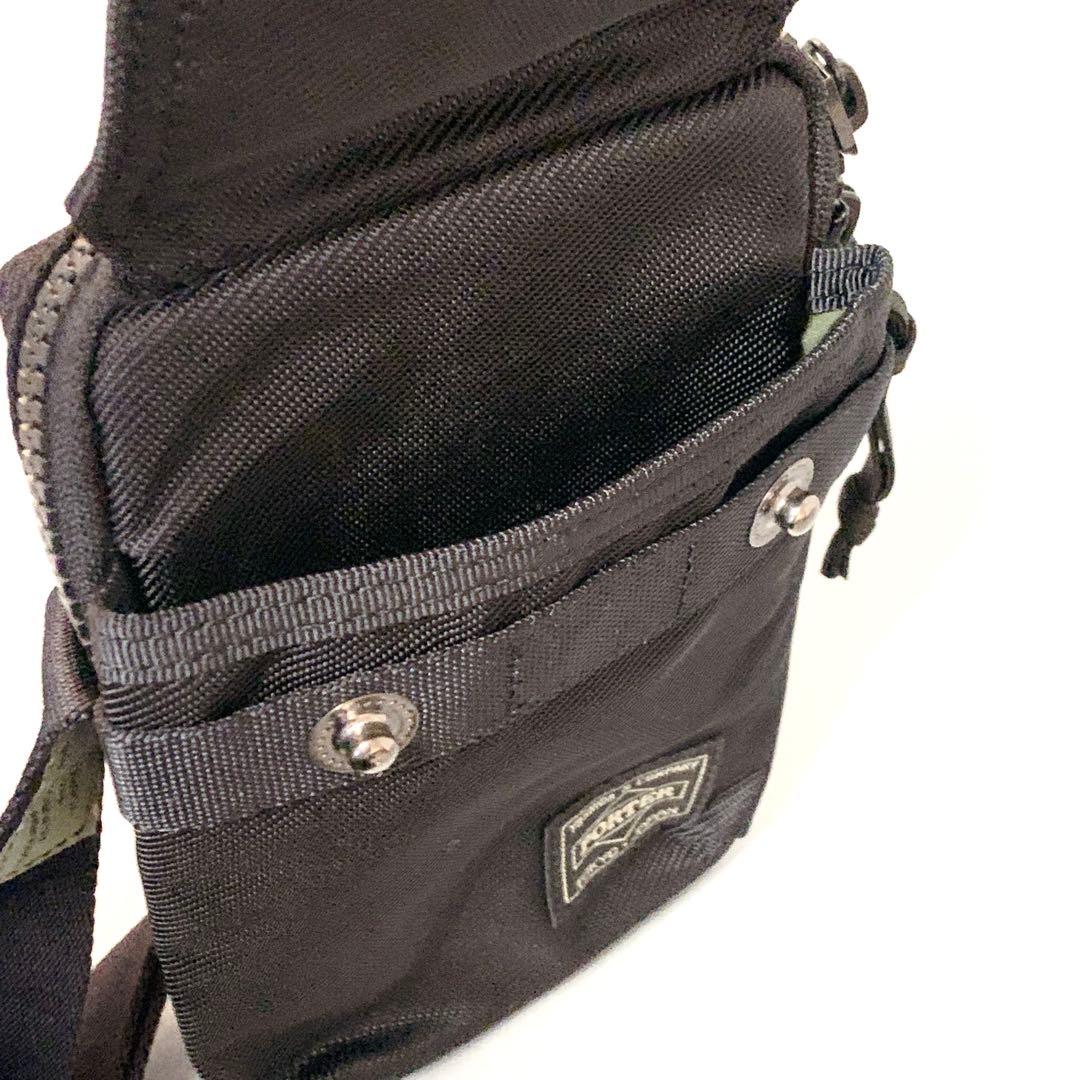 未使用級 PORTER ポーター UNIT ユニット ショルダーバッグ ブラック