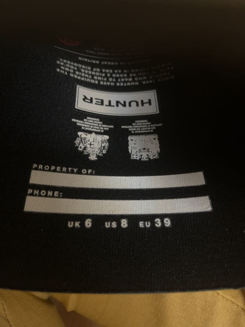 ⭐︎美品⭐︎【Hunter】　レインブーツ黒