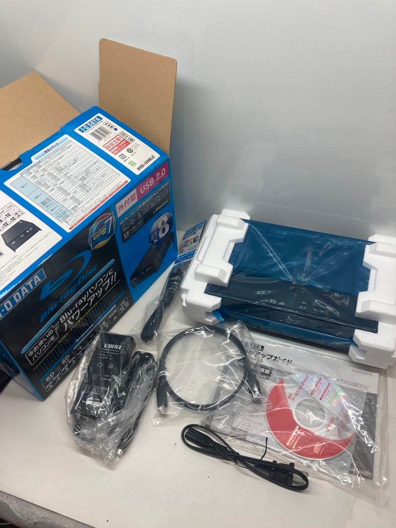 I-O DATA BRD-UH8LE USB接続外付けBDドライブ 未使用品