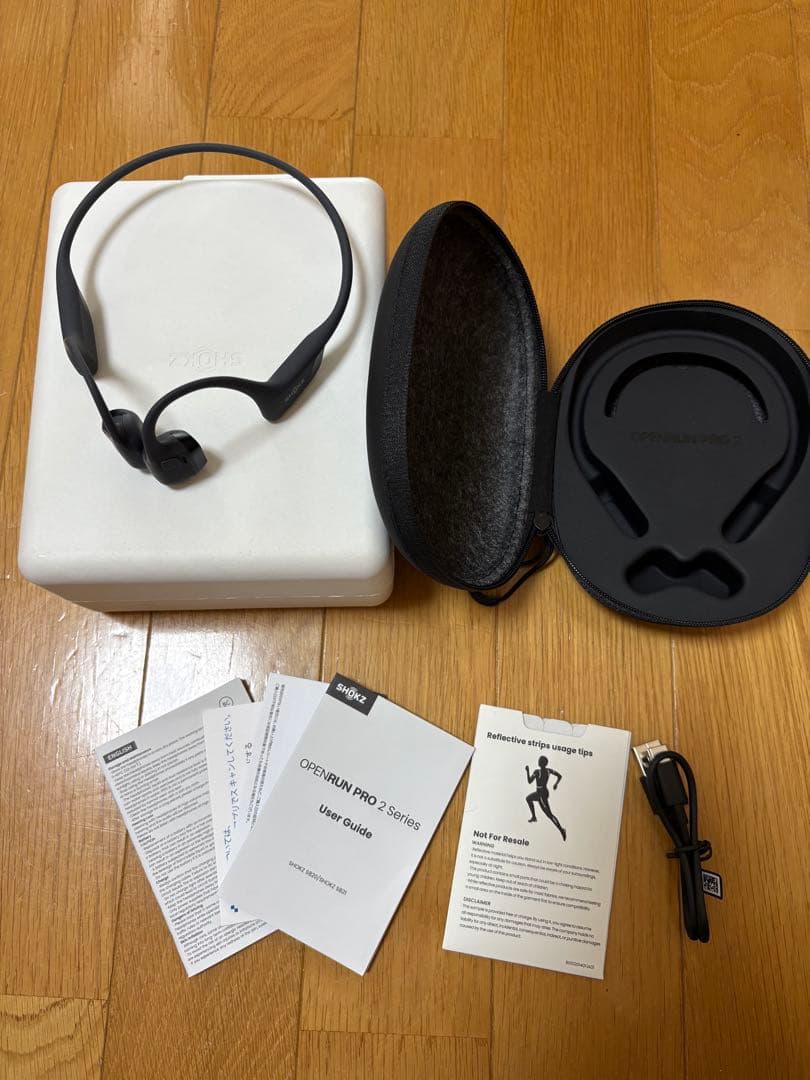 【美品】SHOKZ OpenRun Pro 2 骨伝導イヤホン s820