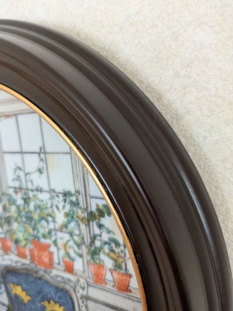 ロイヤルコペンハーゲン カールラーション 陶板名画『窓辺の花』