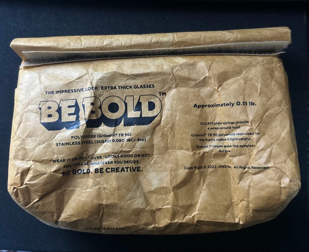 【JINS】BE BOLDサングラス/ 極太トレンドURF-22A-228