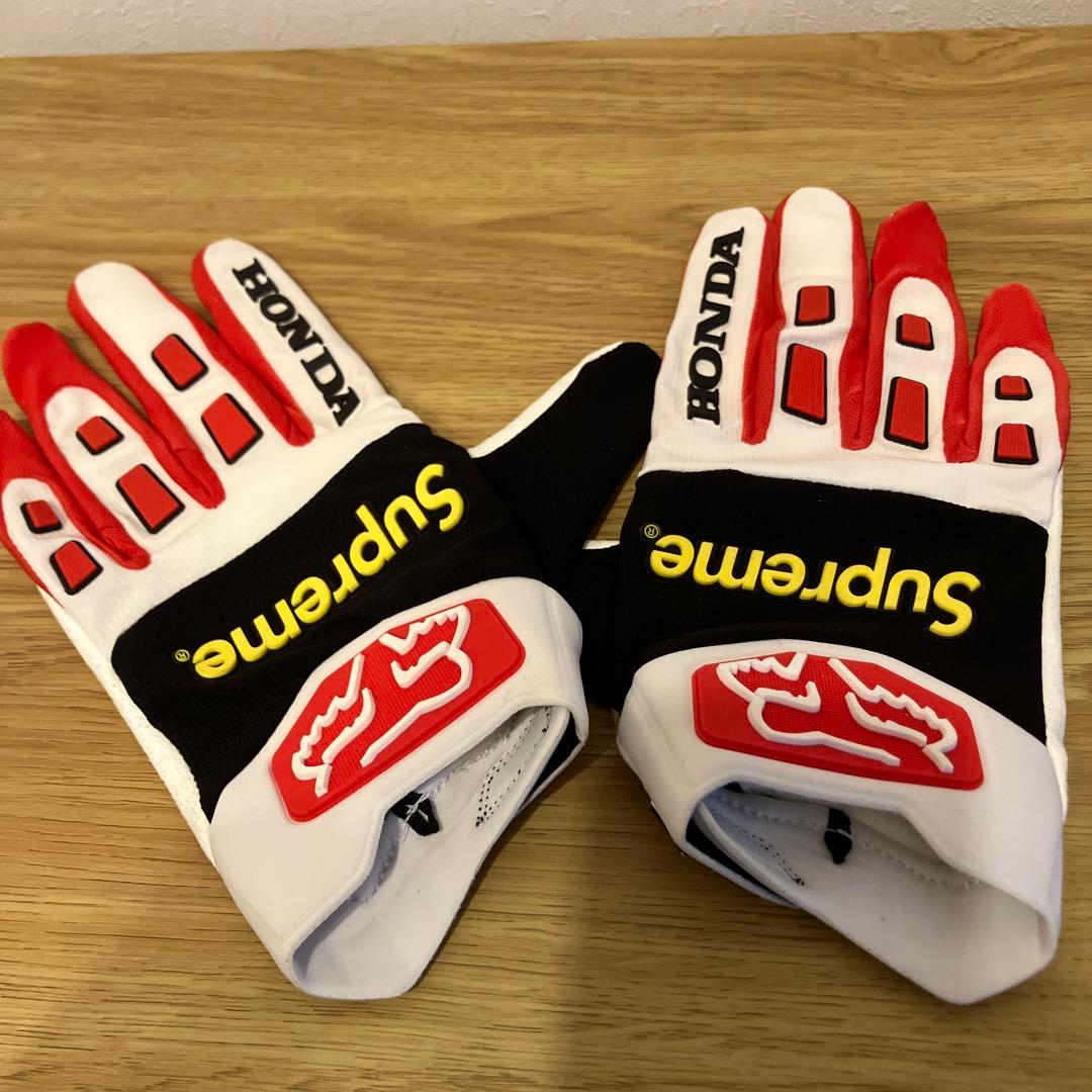 未使用品Supreme × Honda Fox × Racing Gloves