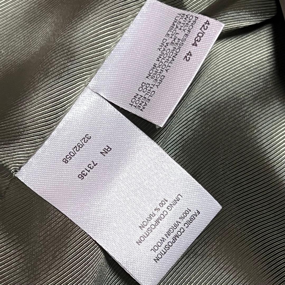 極美品 マックスマーラ ウールジャケット 42 イタリア製 ヴァージンウール