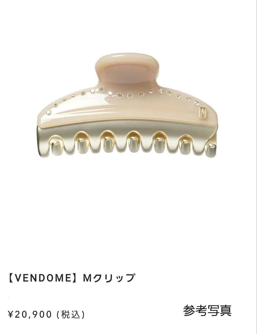 【限定カラー】ヴァンドームクリップM◇アレクサンドルドゥパリ