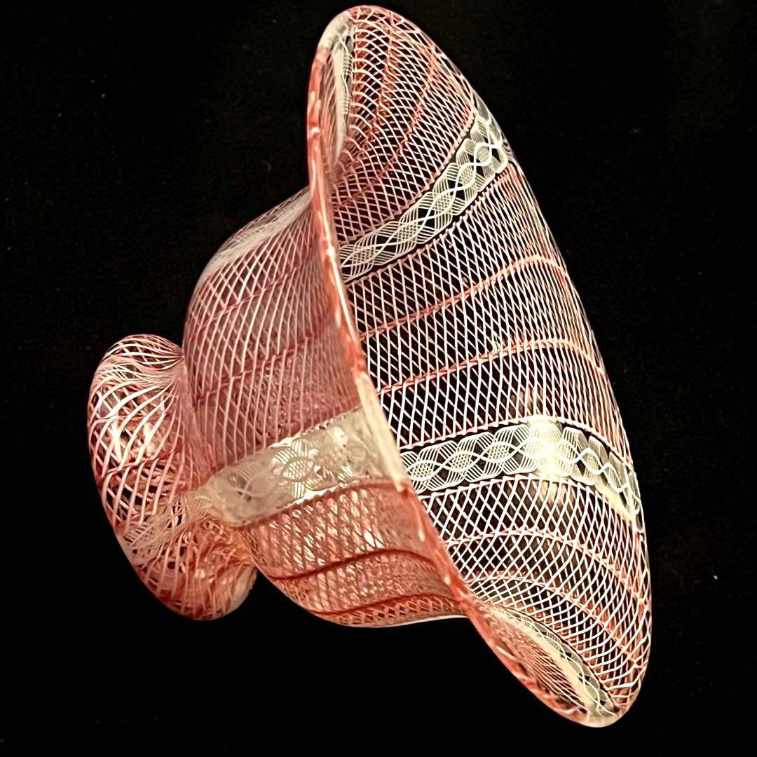 ムラーノ　ヴェネチアングラス　ボウル コンポート　置物　大きめ！