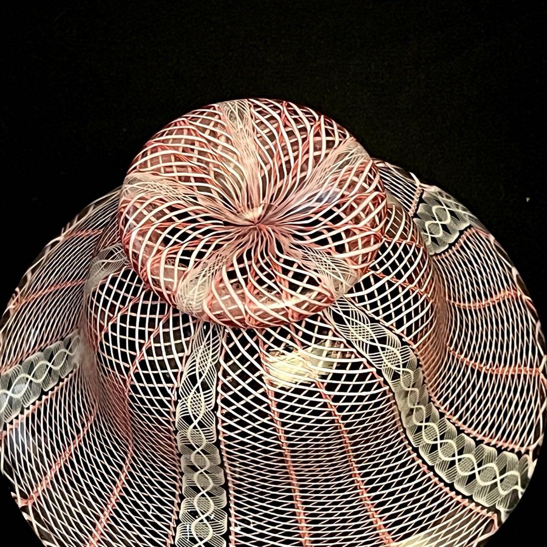 ムラーノ　ヴェネチアングラス　ボウル コンポート　置物　大きめ！