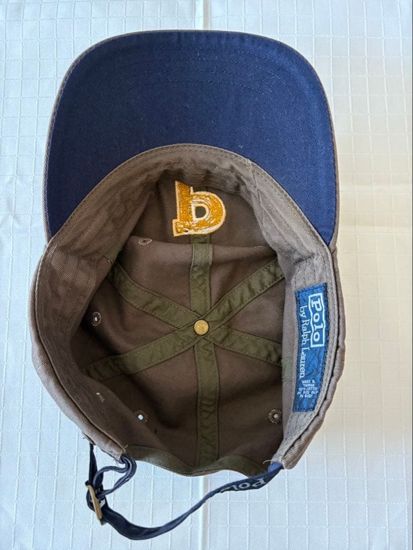 90s POLO Ralph Lauren Pロゴ サガラ刺繍 ブラウン